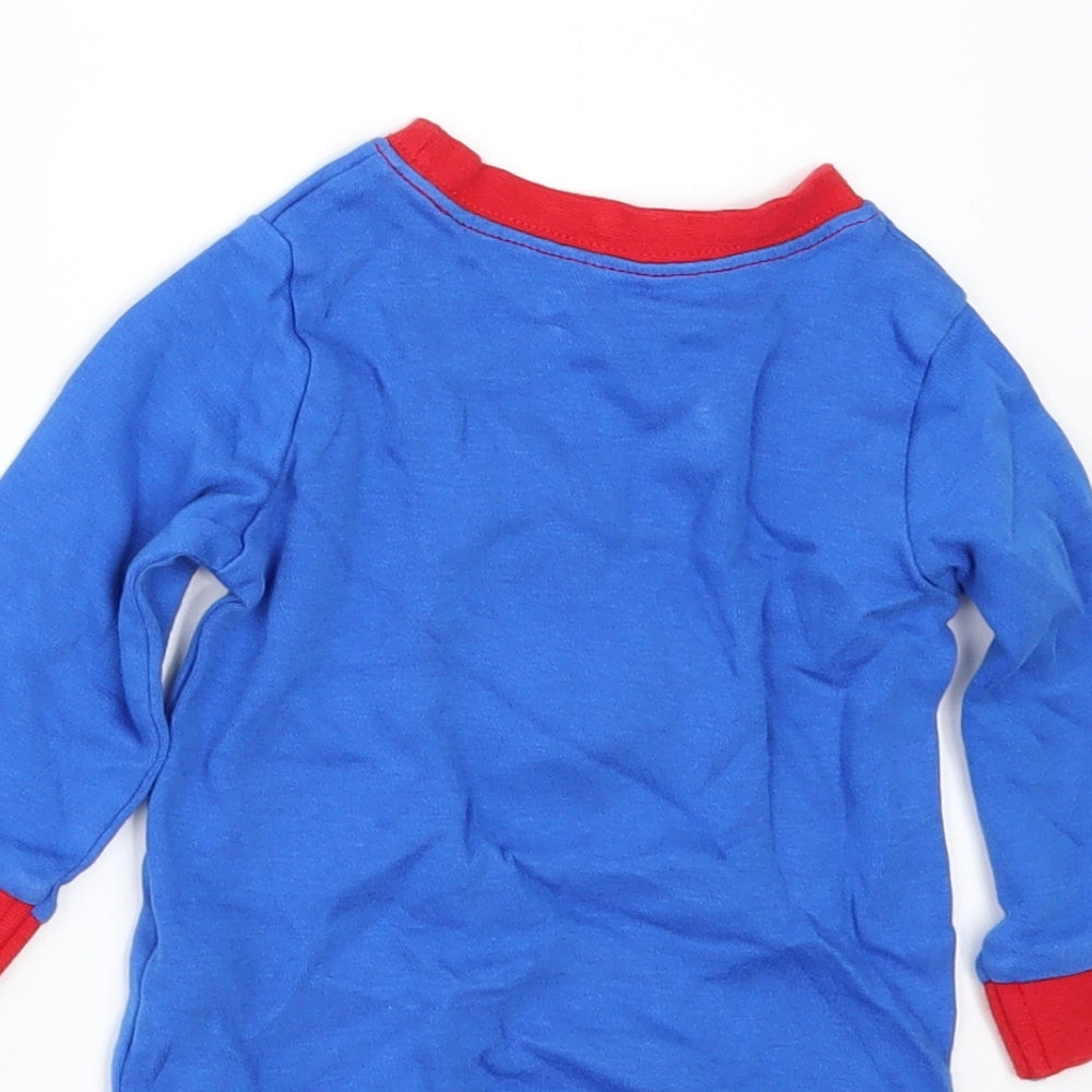 George Boys Blue Basic T-Shirt Size 6-9 Months - super hero