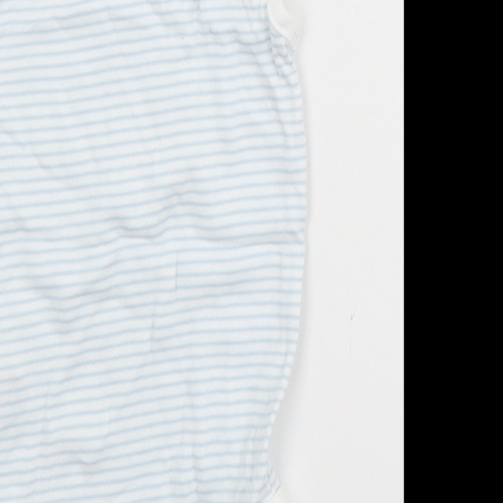 TU Baby Blue Striped Babygrow One-Piece Size 6-9 Months