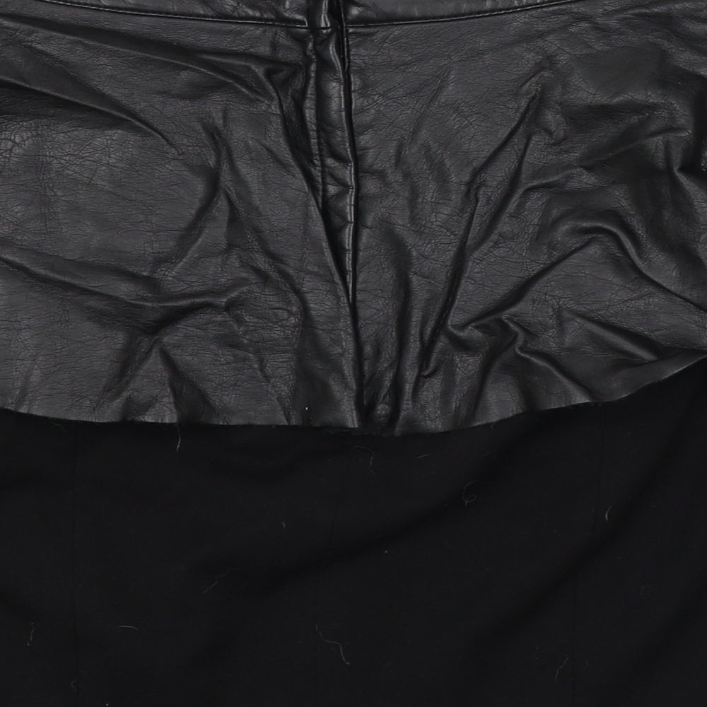 H&M Womens Black Mini Skirt Size 8