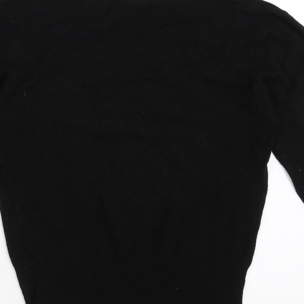 New Look Womens Black Pullover Jumper Size 8