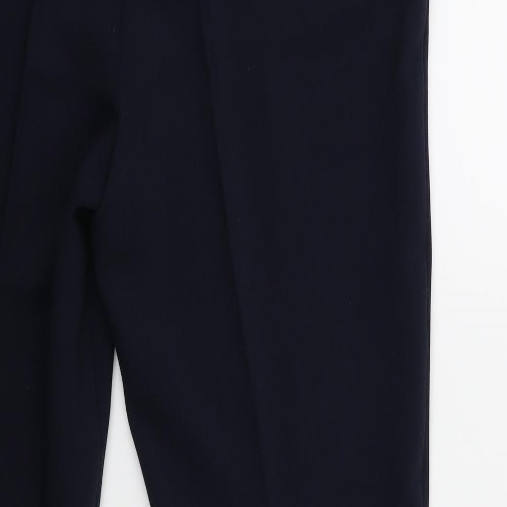 Papaya Womens Blue Trousers Size 12 L25 in