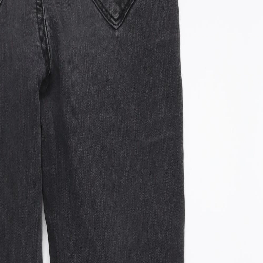 Missguided Womens Black Denim Skinny Jeans Size 8 L27 in