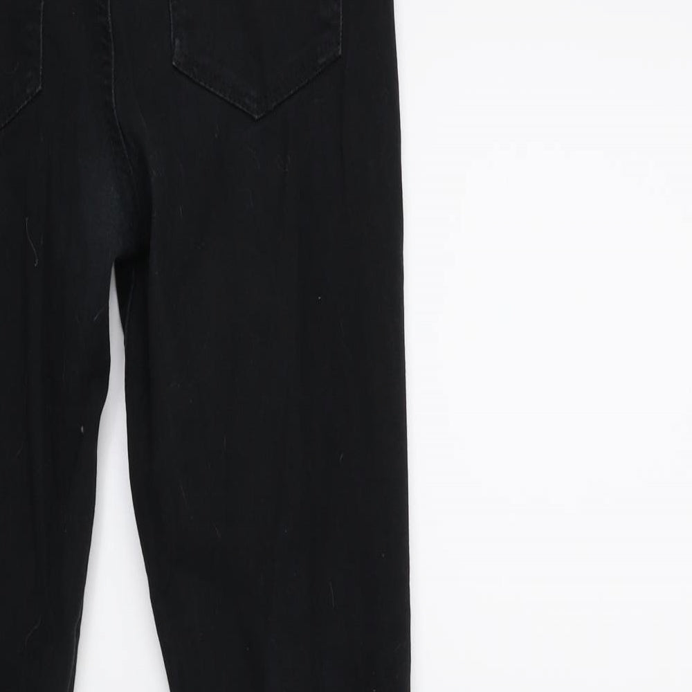 Denim & Co. Girls Black Denim Skinny Jeans Size 10 Years