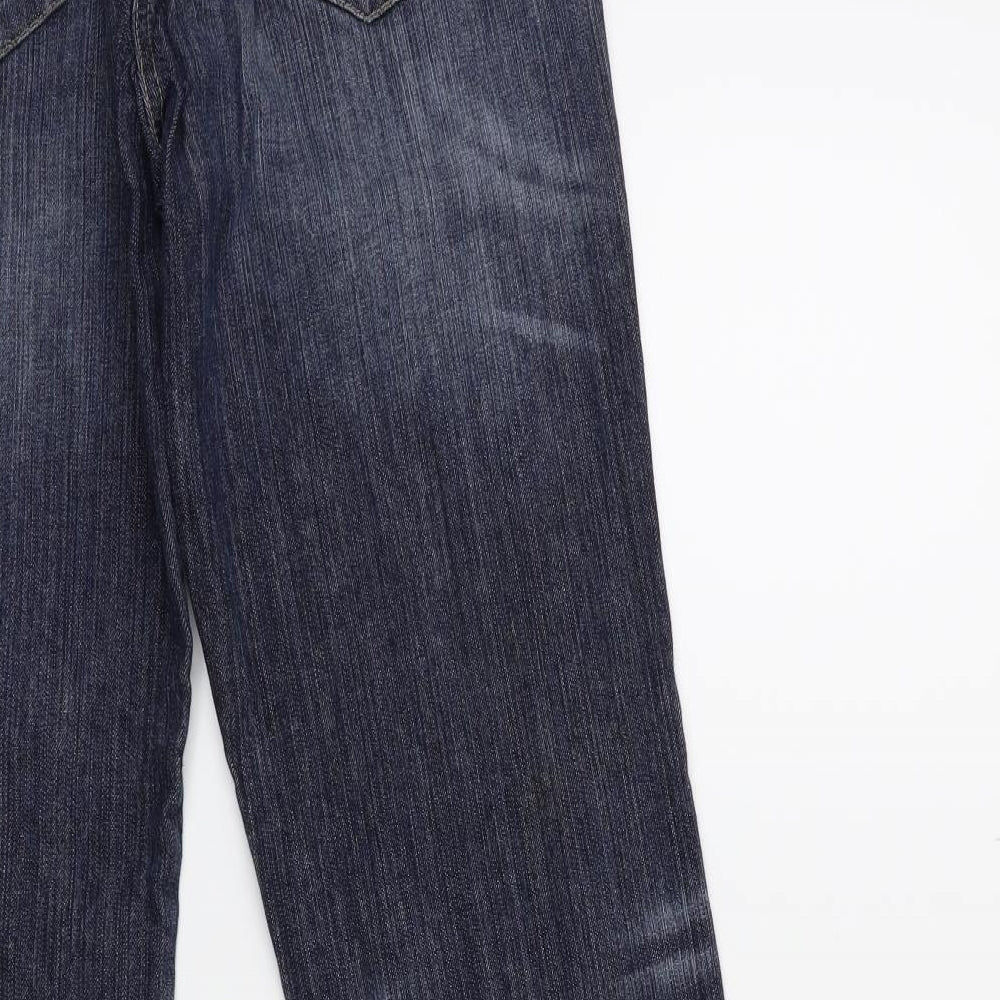 Love jeans Womens Blue Denim Straight Jeans Size 36 in L30 in