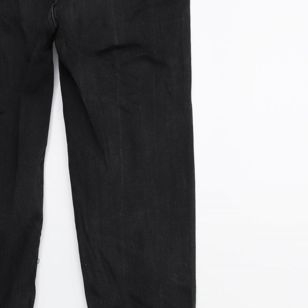 RESERVED Womens Black Denim Skinny Jeans Size 34 in L27 in