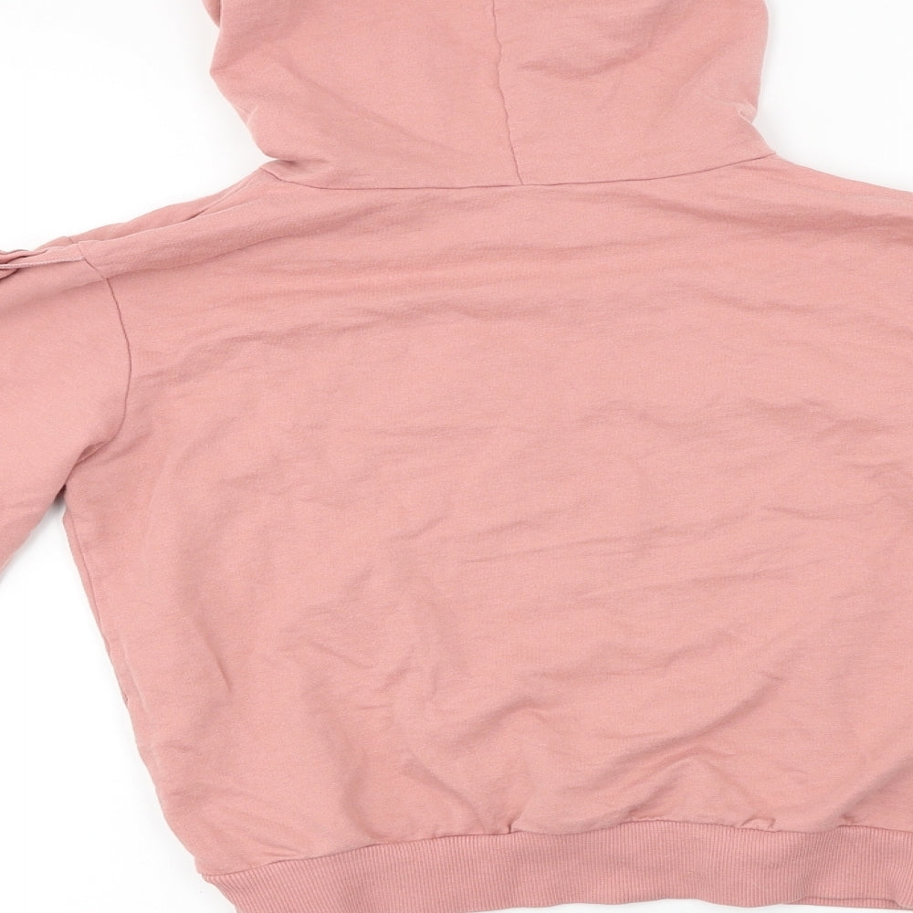 Select Womens Pink Pullover Hoodie Size S