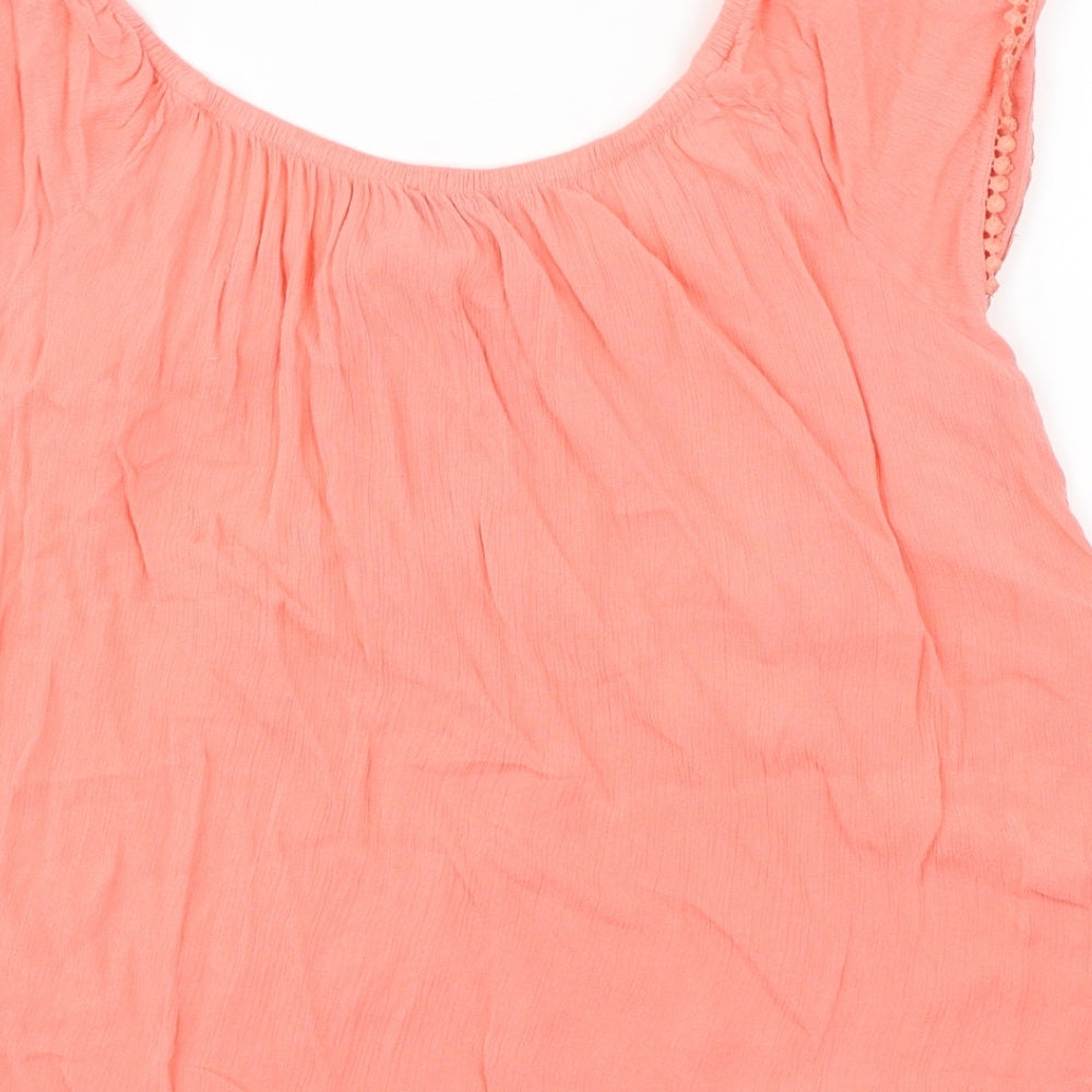 Atmosphere Womens Pink Basic Blouse Size 12