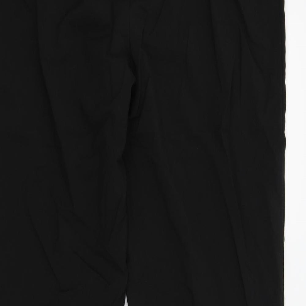 debanams Womens Black Sweatpants Trousers Size 14 L30 in