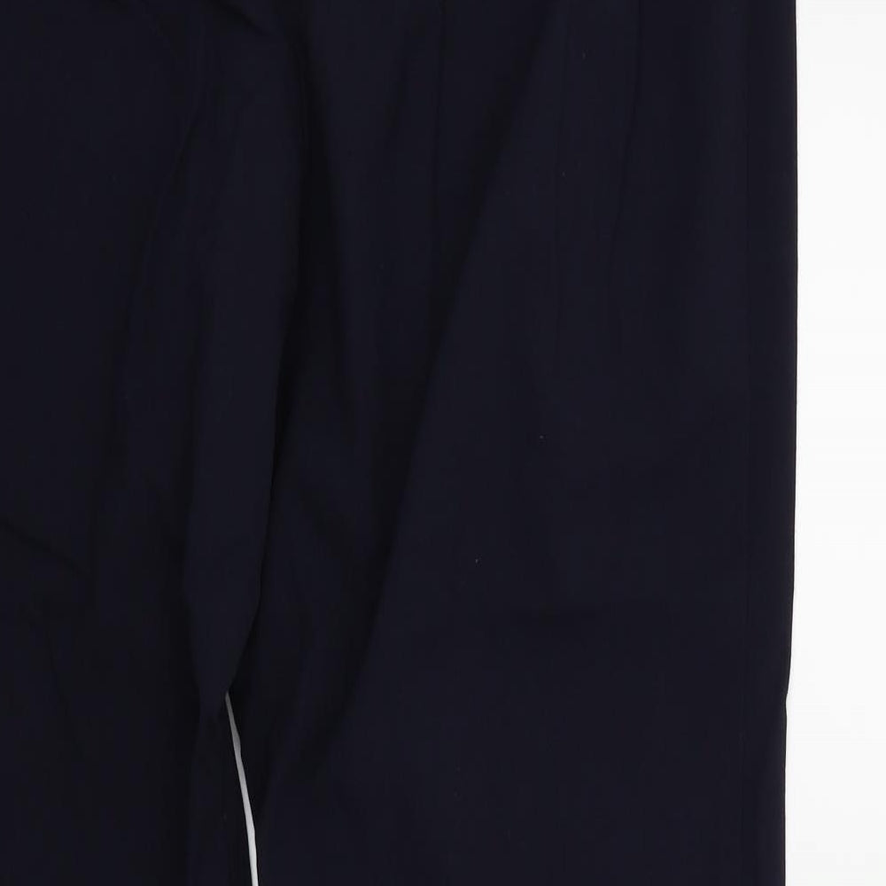 M&S Womens Blue Sweatpants Trousers Size 16 L27 in