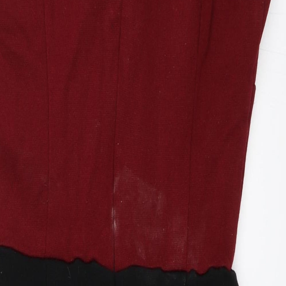 New Look Womens Red Bodycon Size 6