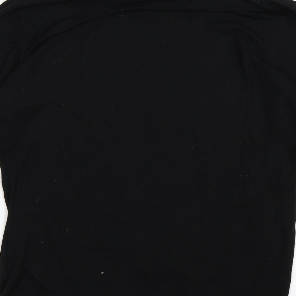 CMD Womens Black Basic T-Shirt Size S