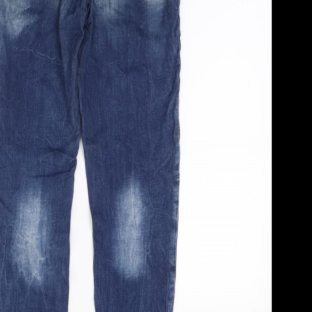Papaya Womens Blue Denim Skinny Jeans Size 8 L27 in