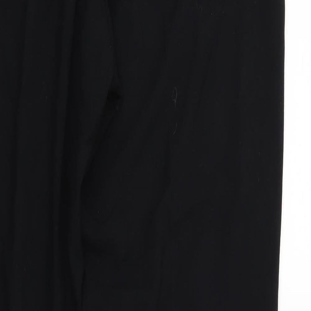 Marks and Spencer Womens Black Trousers Size 14 L28 in