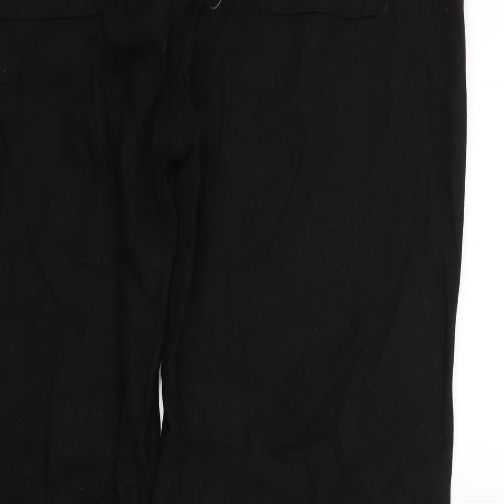 label Be Womens Black Trousers Size 14 L28 in