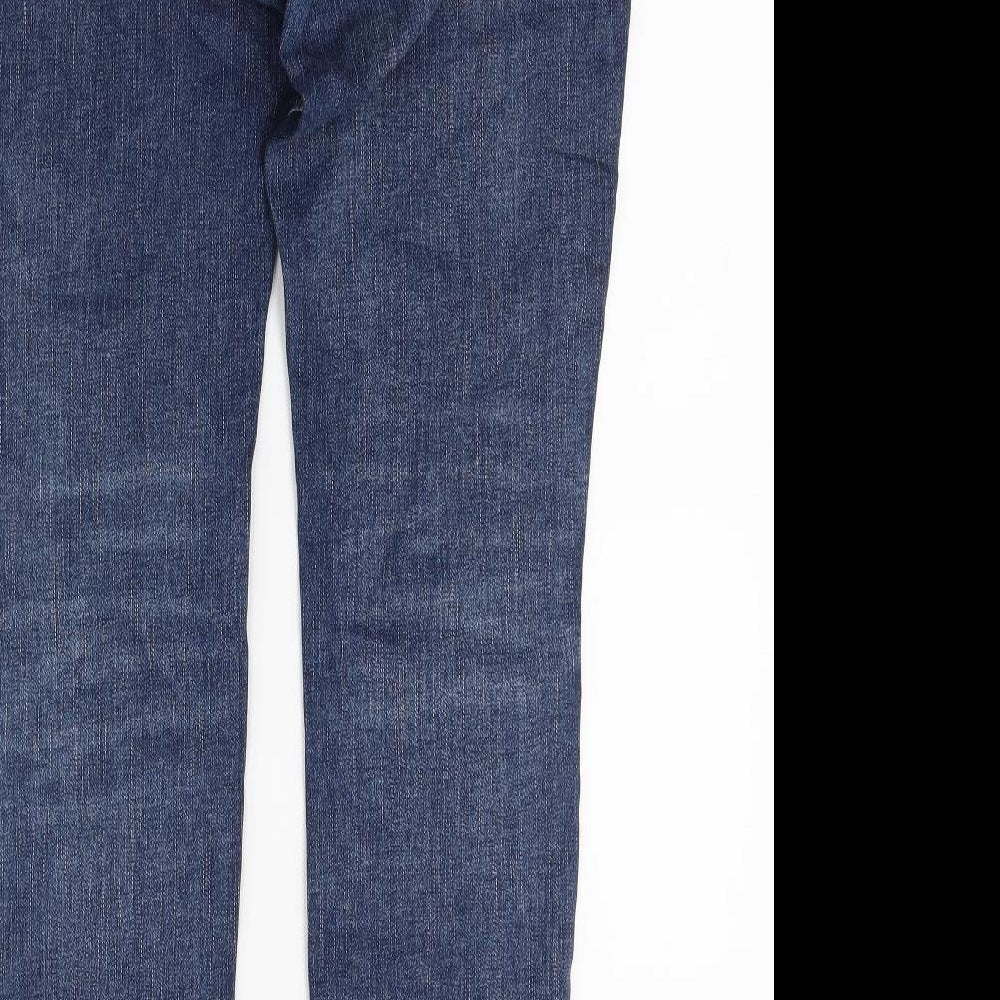 Silver Womens Blue Denim Skinny Jeans Size 27 in L32 in