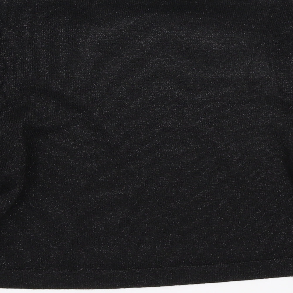George Womens Black Cape Jumper Size 8