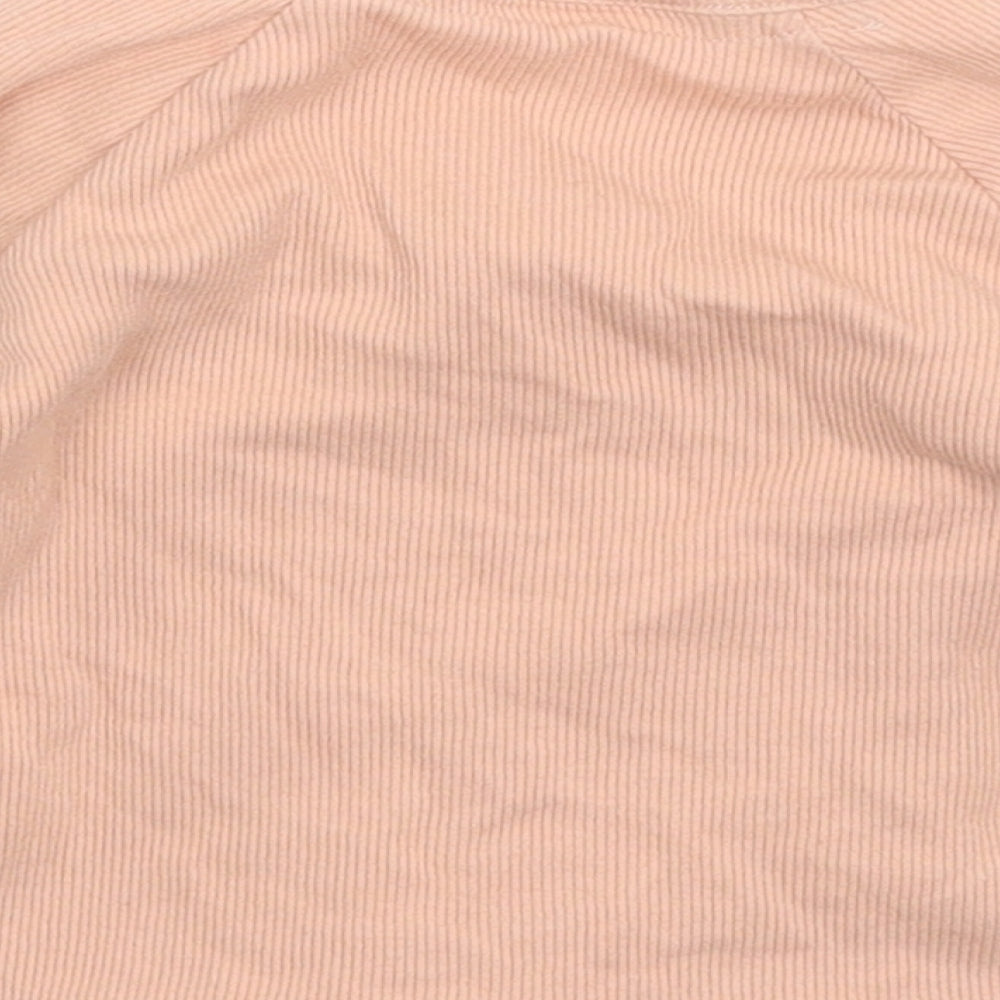 George Baby Beige Basic T-Shirt Size 0-3 Months