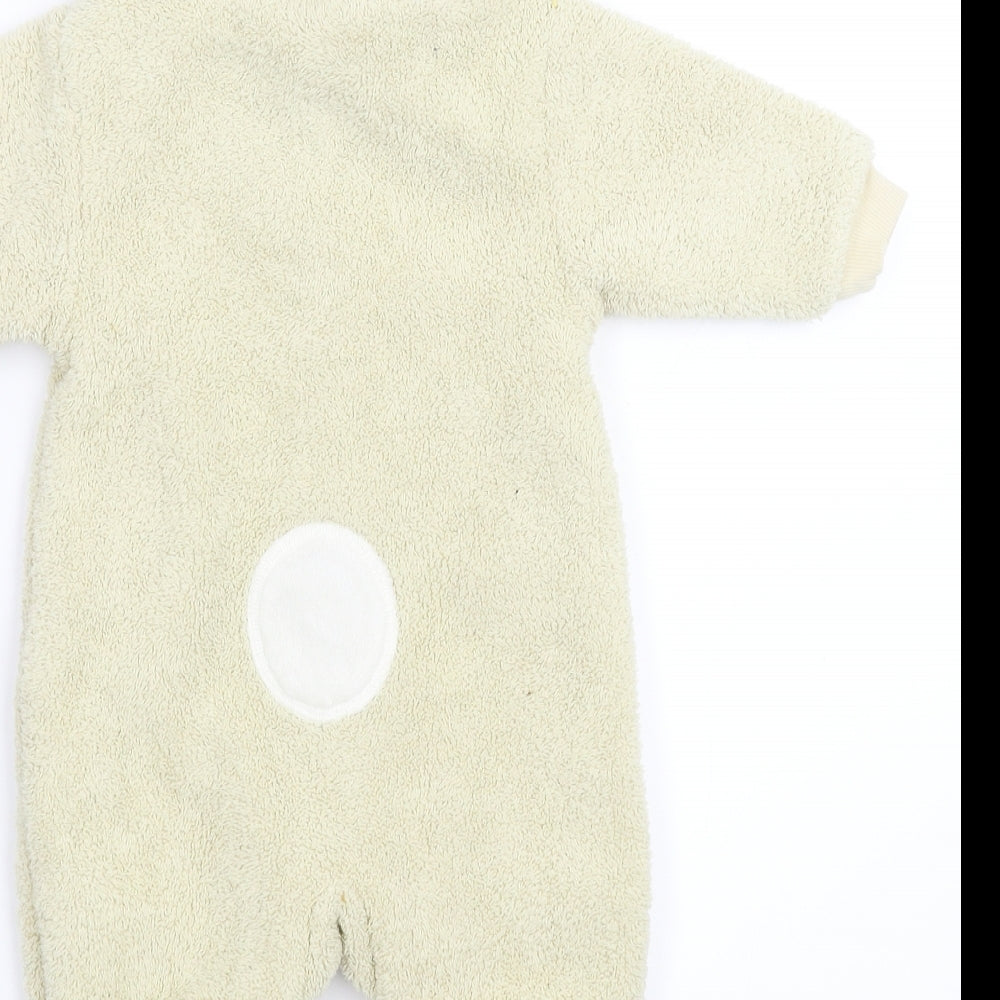 NEXT Baby Grey Fleece Coverall One-Piece Size 3-6 Months