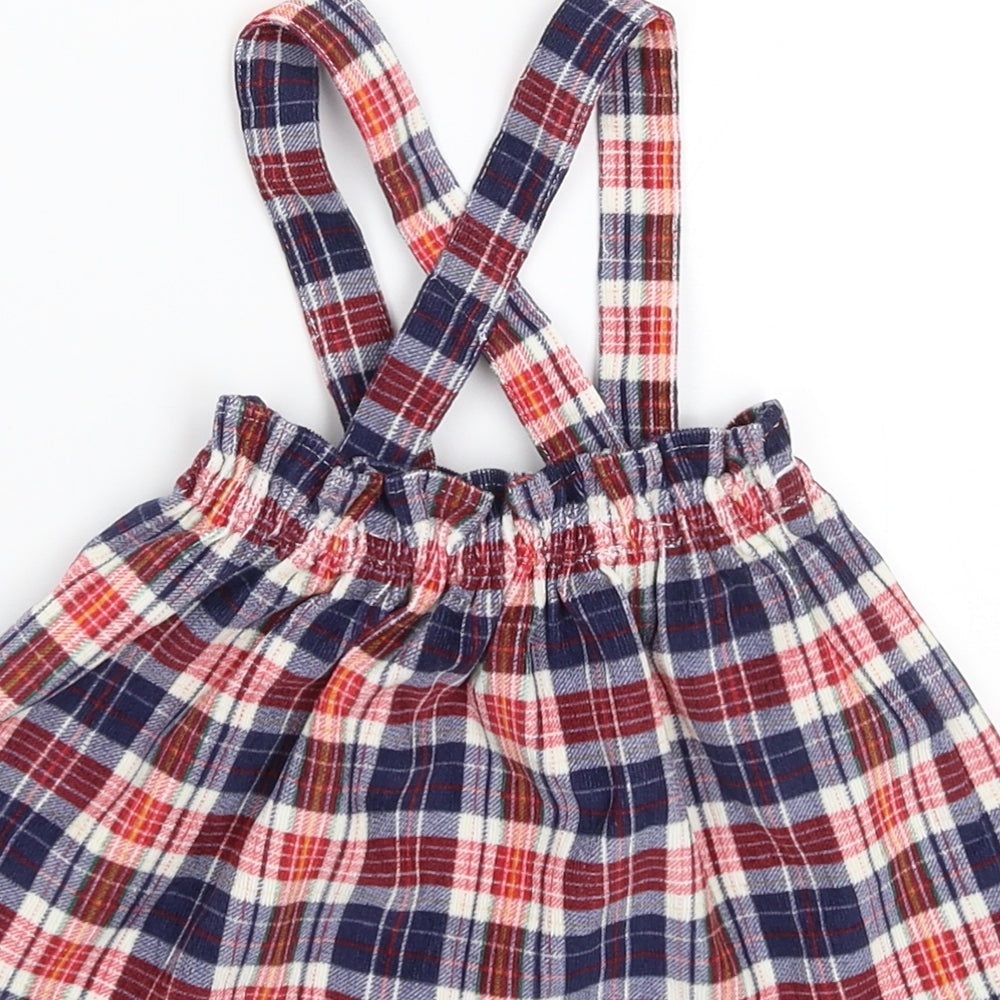 George Girls Multicoloured Check Flare Skirt Size 0-3 Months