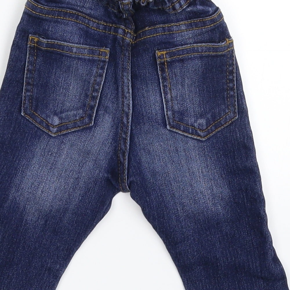 Merc Baby Blue Denim Capri Jeans Size 3-6 Months