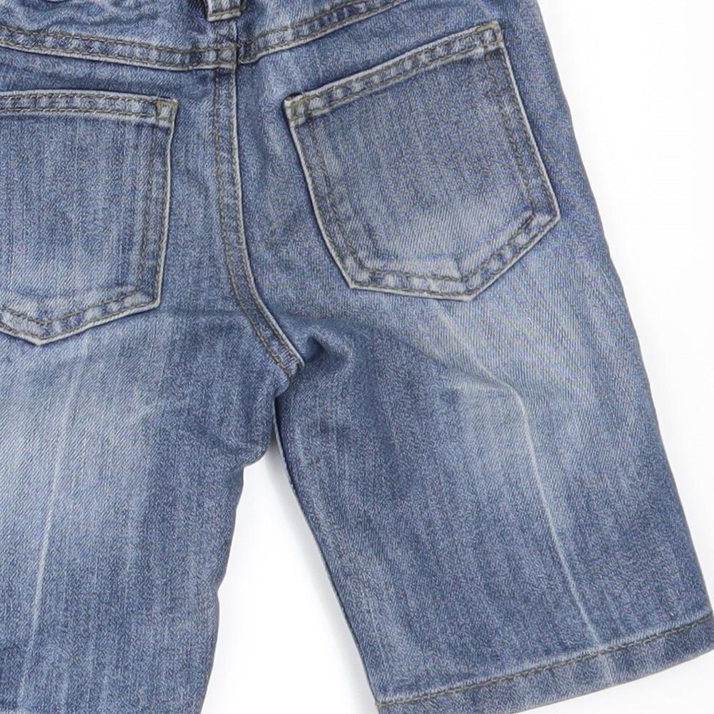 Denim & Co. Boys Blue Denim Chino Trousers Size 3-4 Years