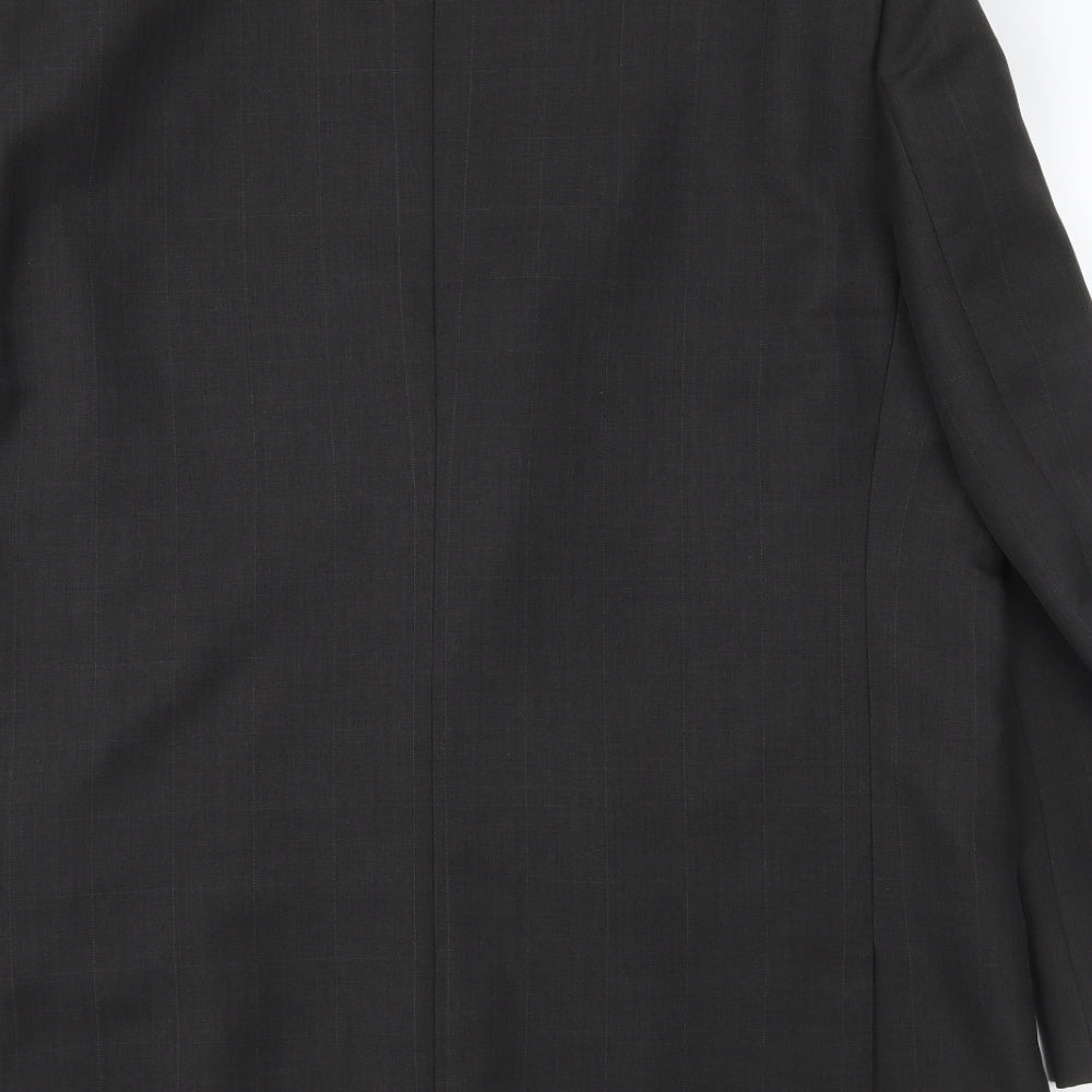 Hans Kelven Mens Grey Jacket Suit Jacket Size 44