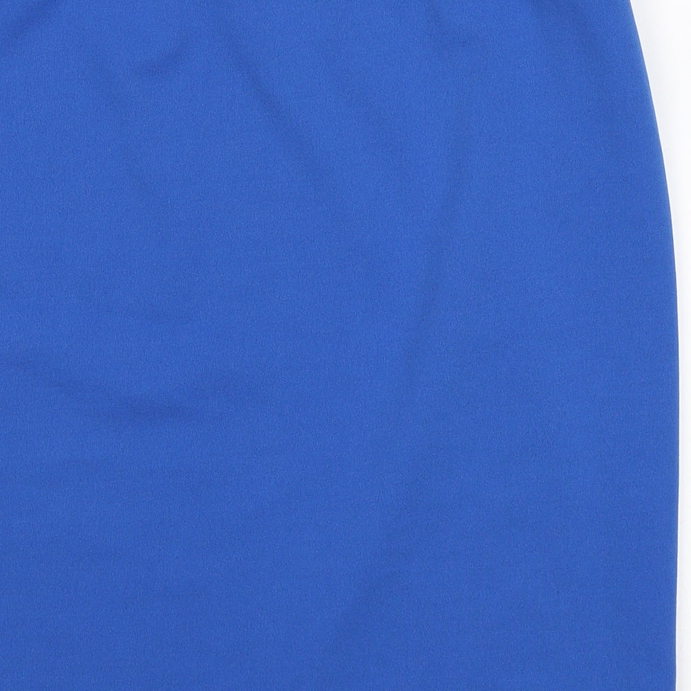 Italy Moda Womens Blue Mini Skirt Size XL