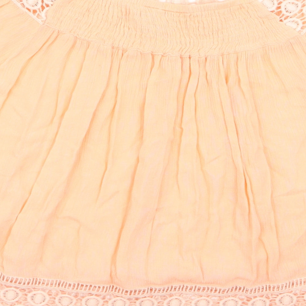 Miss Selfridge Womens Pink Basic Blouse Size 10