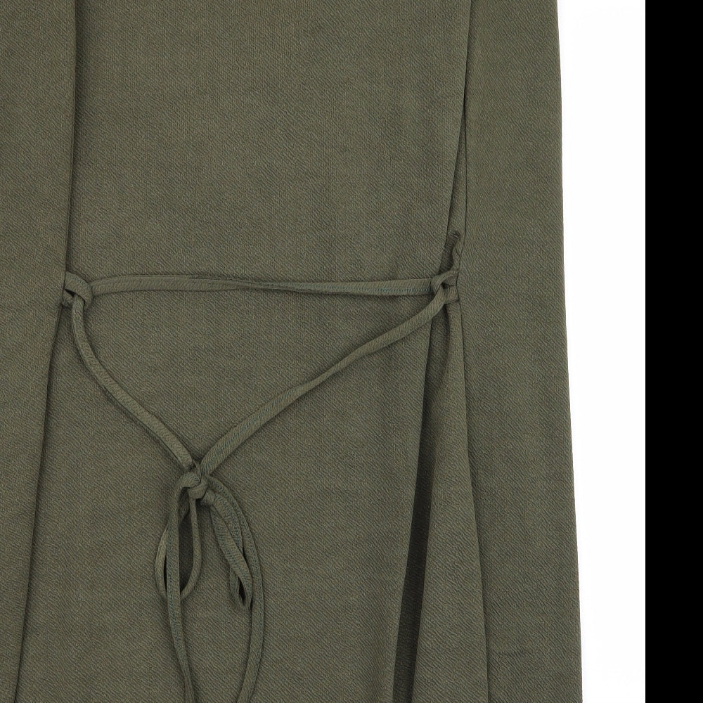 Preworn Womens Green Basic Blouse Size L