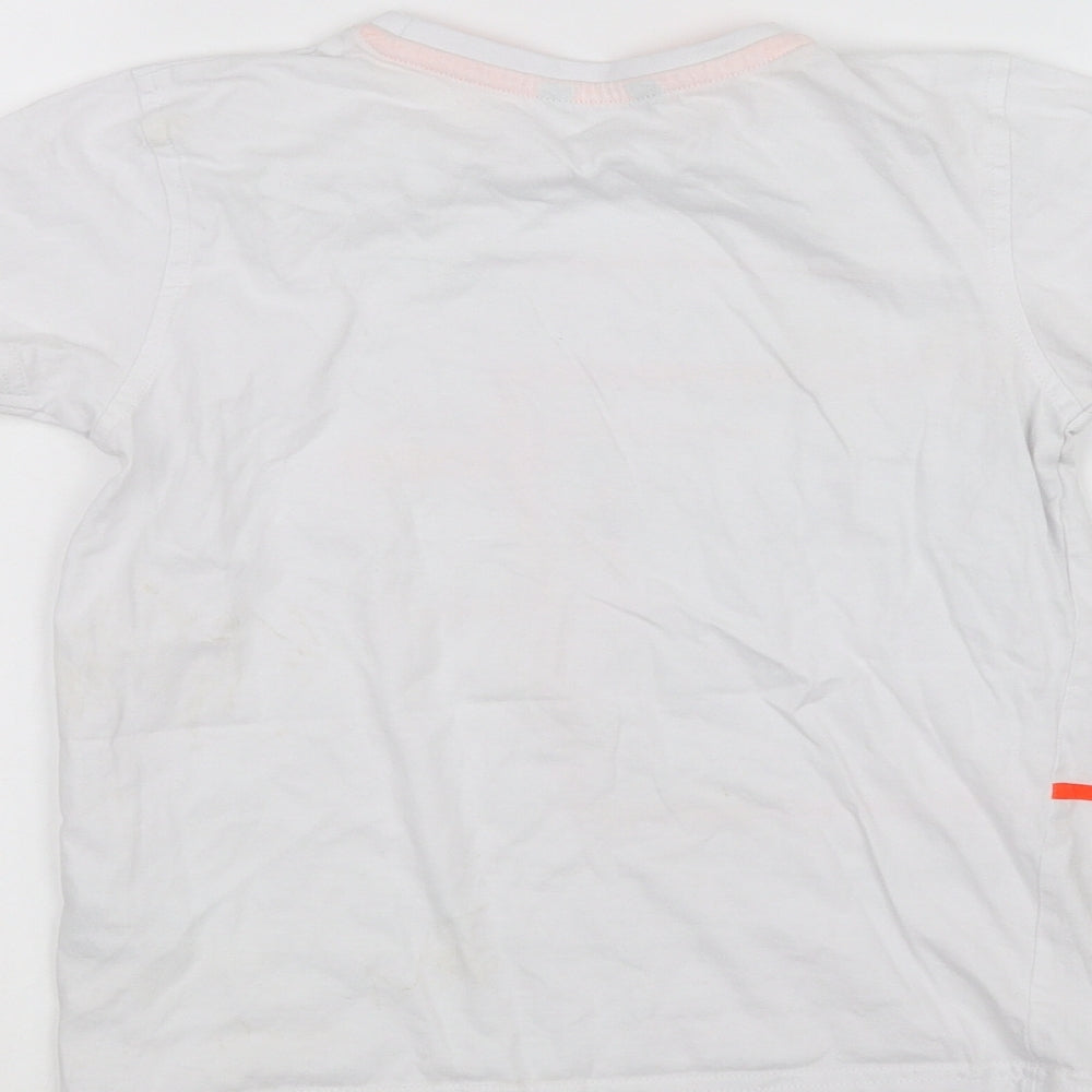 George Boys White Basic T-Shirt Size 8-9 Years