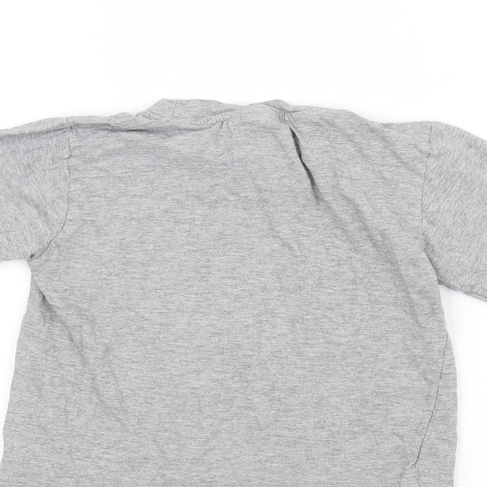 Duck & Dodge Boys Grey Basic T-Shirt Size 4-5 Years