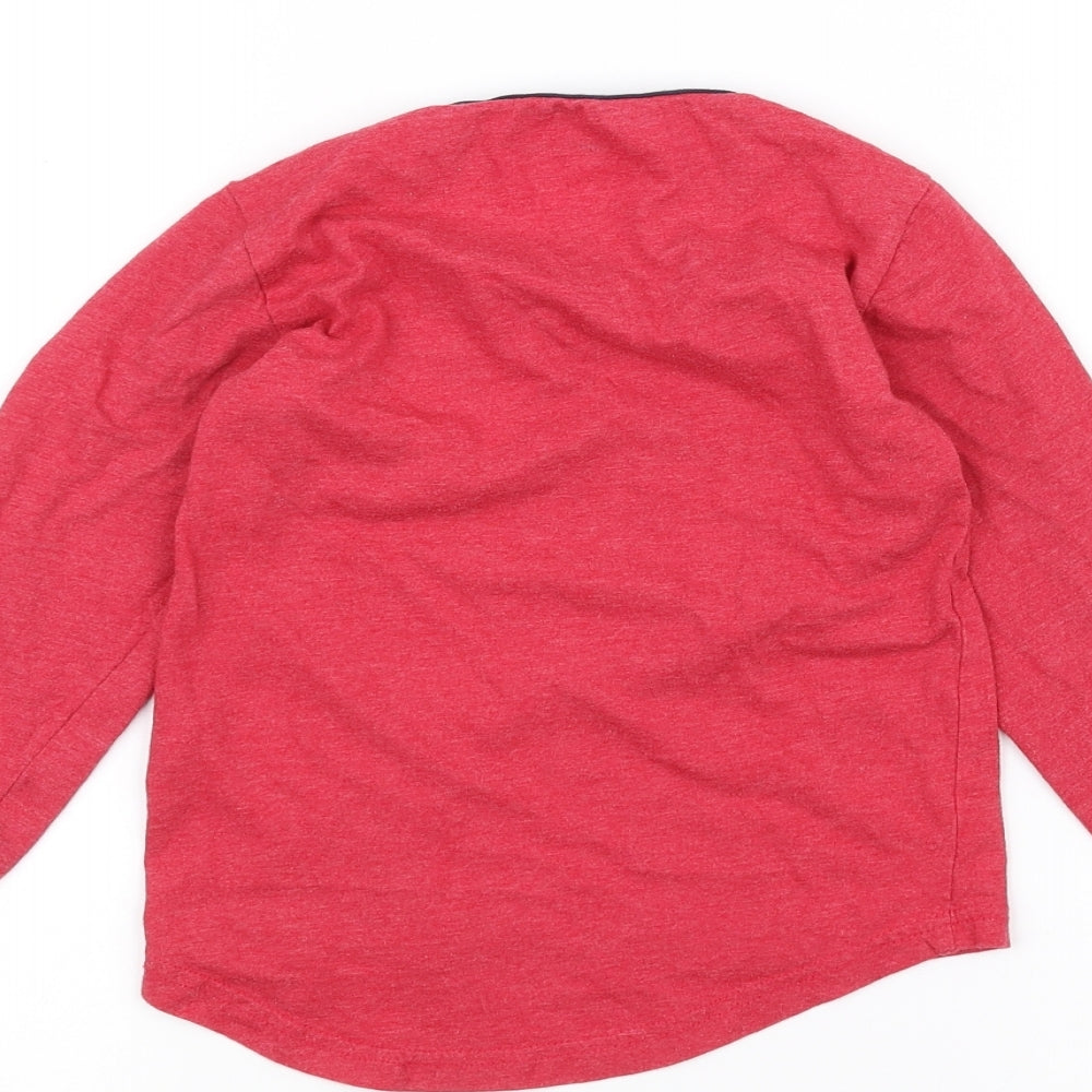 Next Boys Red Basic T-Shirt Size 4 Years