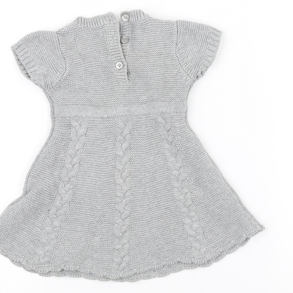 Young Dimension Baby Grey A-Line Size 3-6 Months