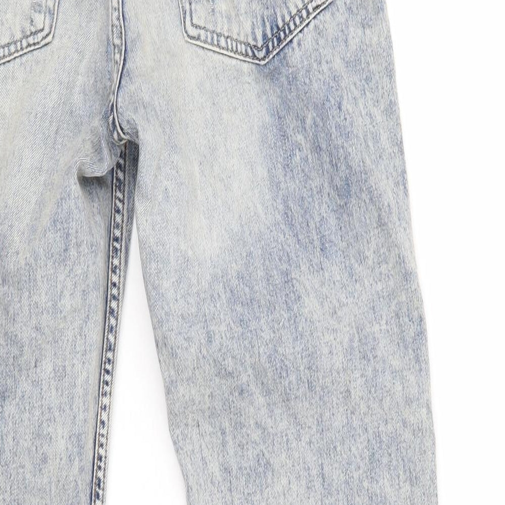 Top Shop Mens Blue Denim Cropped Jeans Size 25 in L28 in