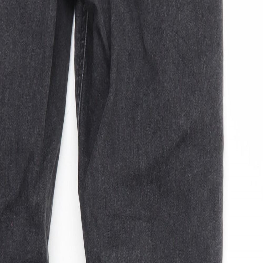 Top Shop Mens Black Denim Skinny Jeans Size 28 L32 in