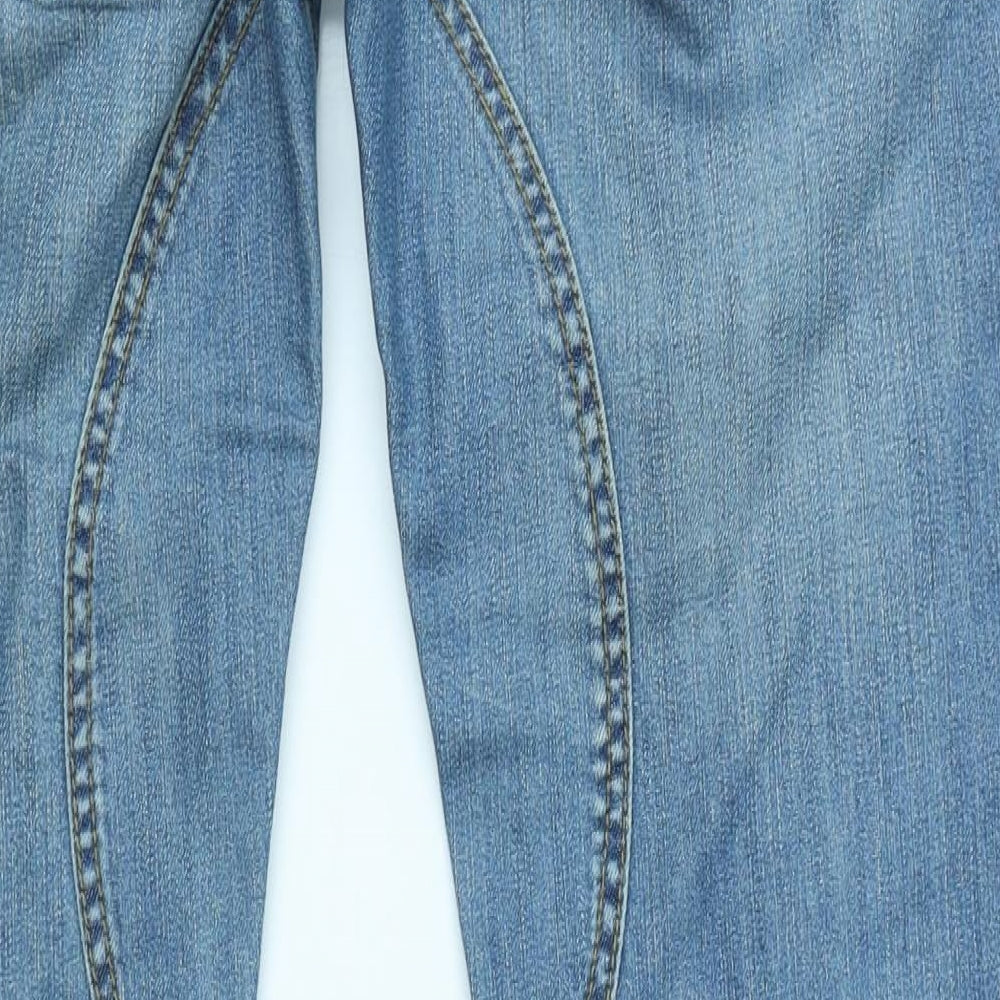 Yes Miss Womens Blue Denim Straight Jeans Size XL L30 in