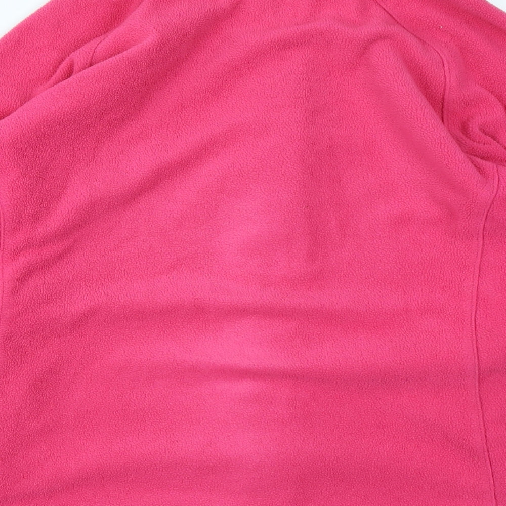 Nordic Alpine Girls Pink Fleece Full Zip Sweatshirt Size 12 Years