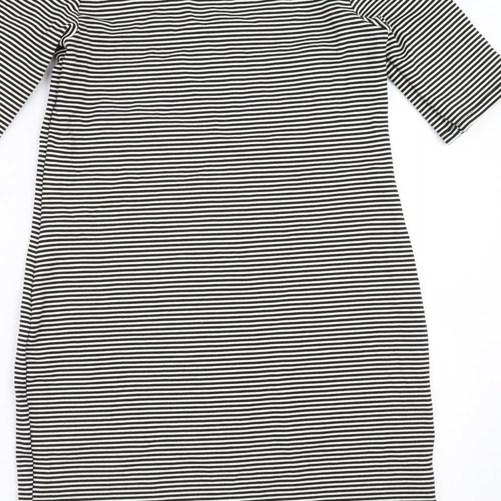 Dorothy Perkins Womens Black Striped Mini Size 14