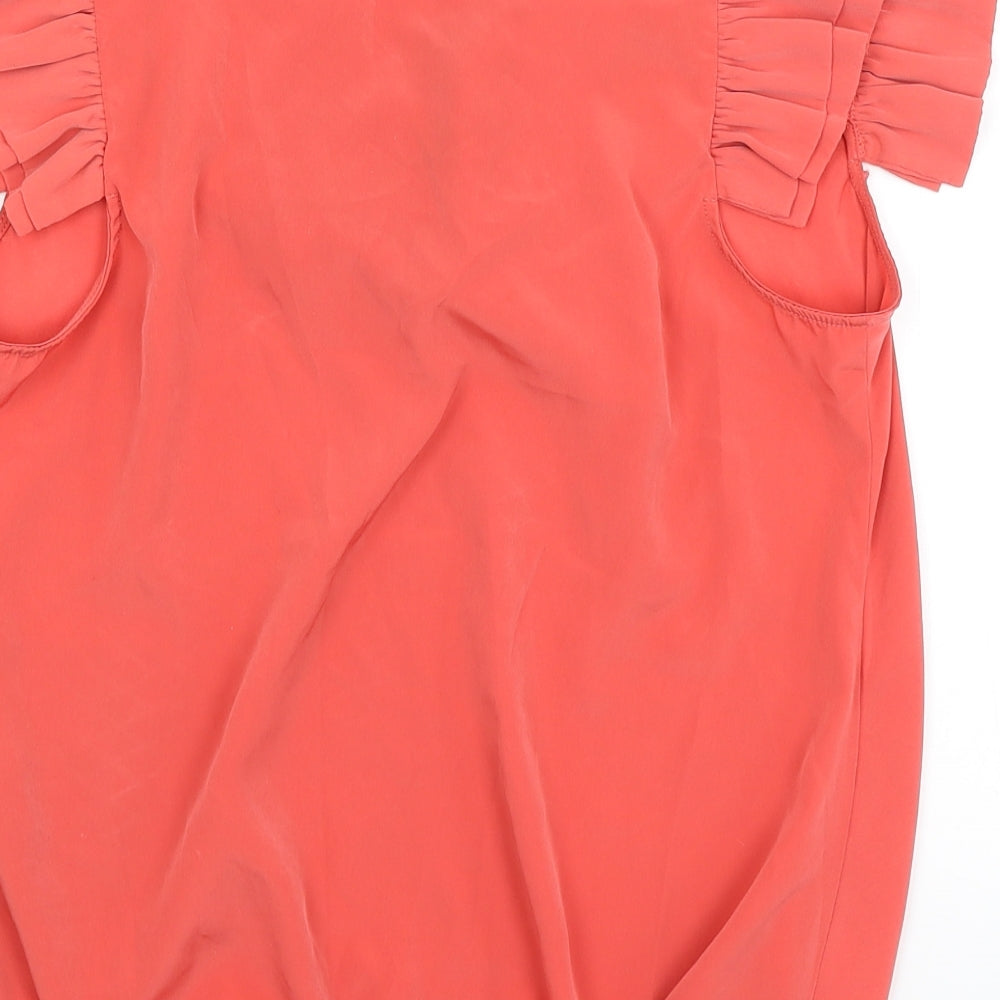 River Island Womens Red Basic T-Shirt Size 8