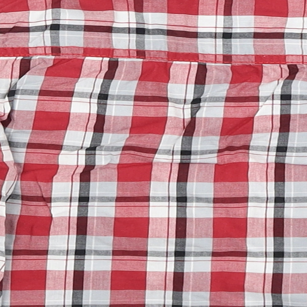 Early Days Baby Red Plaid Basic Button-Up Size 9-12 Months - early days 1984
