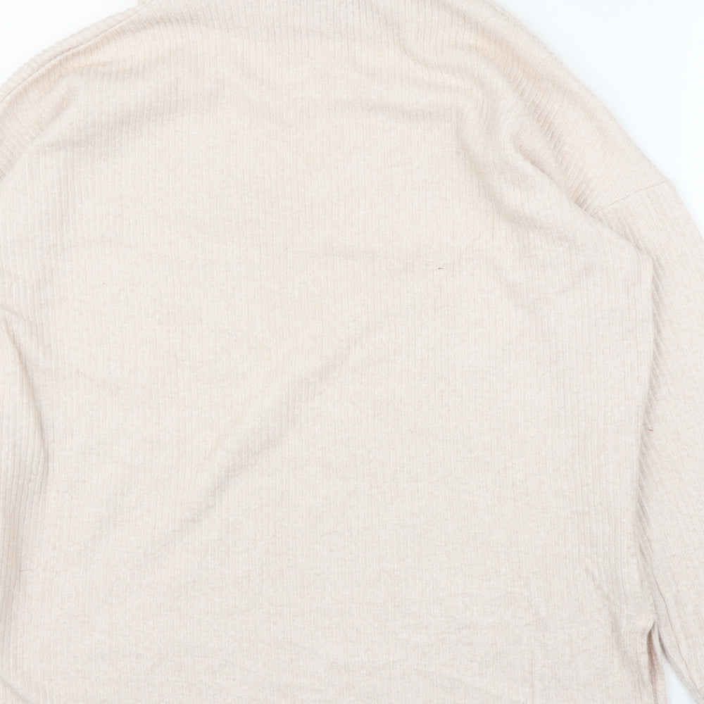 New Look Womens Pink Pullover Jumper Size M