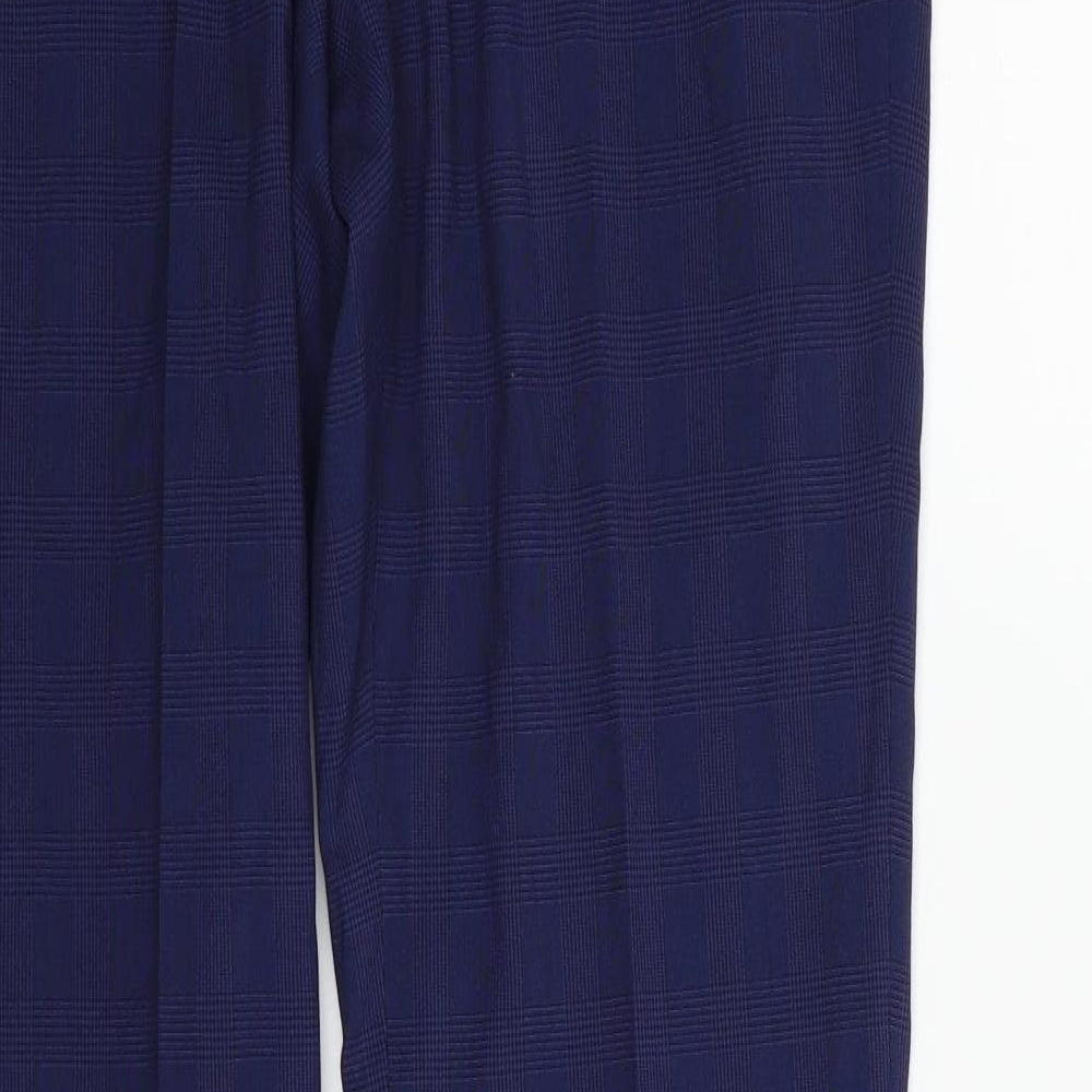 Marks and Spencer Womens Blue Trousers Size 28 in L27 in