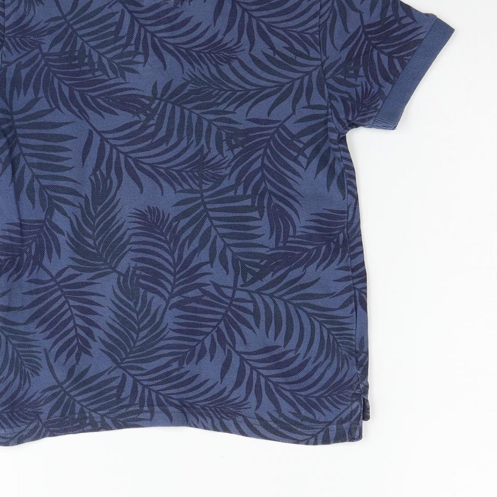 H&M Boys Blue Basic Button-Up Size 5-6 Years