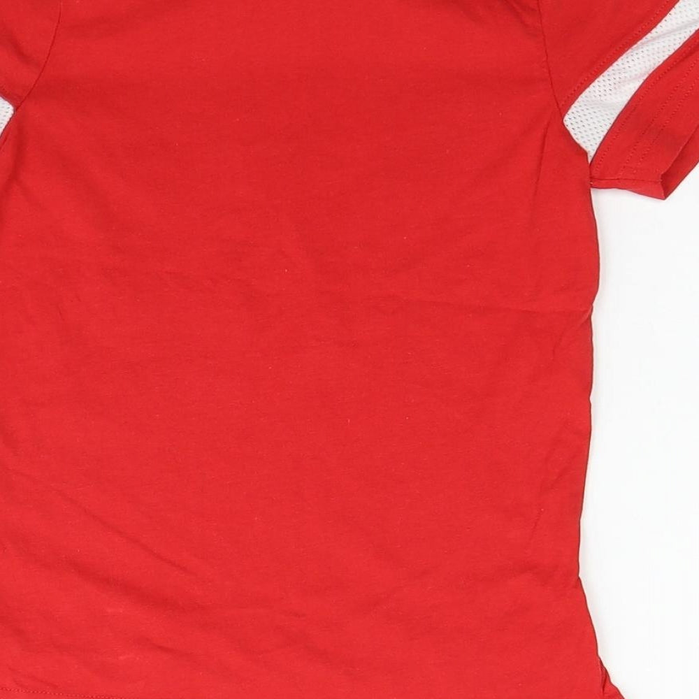 Nutmeg Girls Red Basic T-Shirt Size 4-5 Years