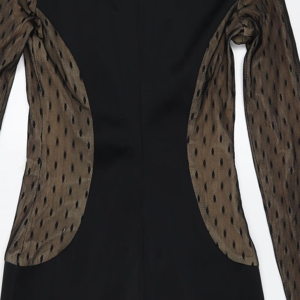 DS Dress Womens Black Bodycon Size 8