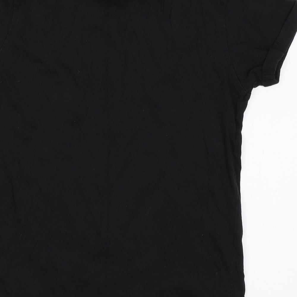 George Boys Black Basic T-Shirt Size 8-9 Years