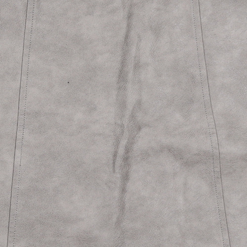 JCL Womens Grey A-Line Skirt Size M