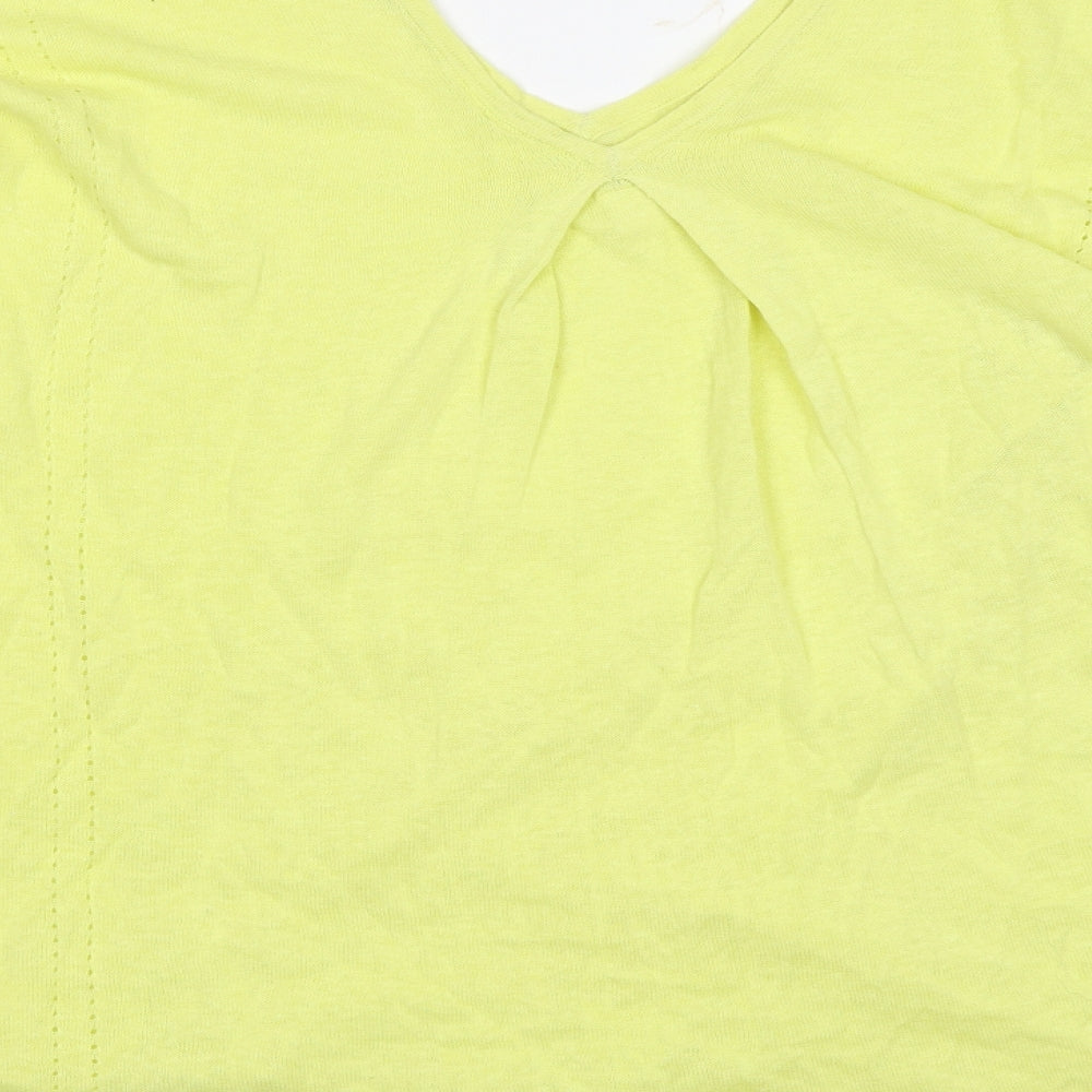 Preworn Womens Yellow Pullover Jumper Size 14