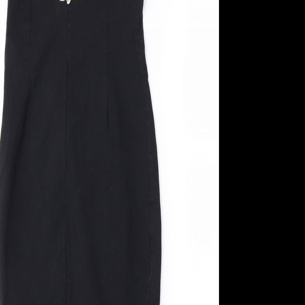 AX Paris Womens Black Sheath Size 8
