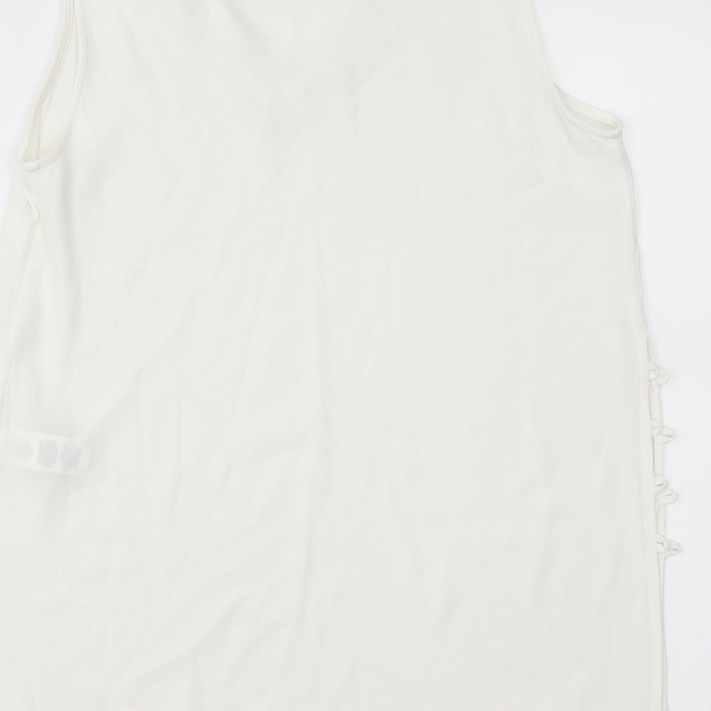 Atmosphere Womens White Basic Blouse Size 12